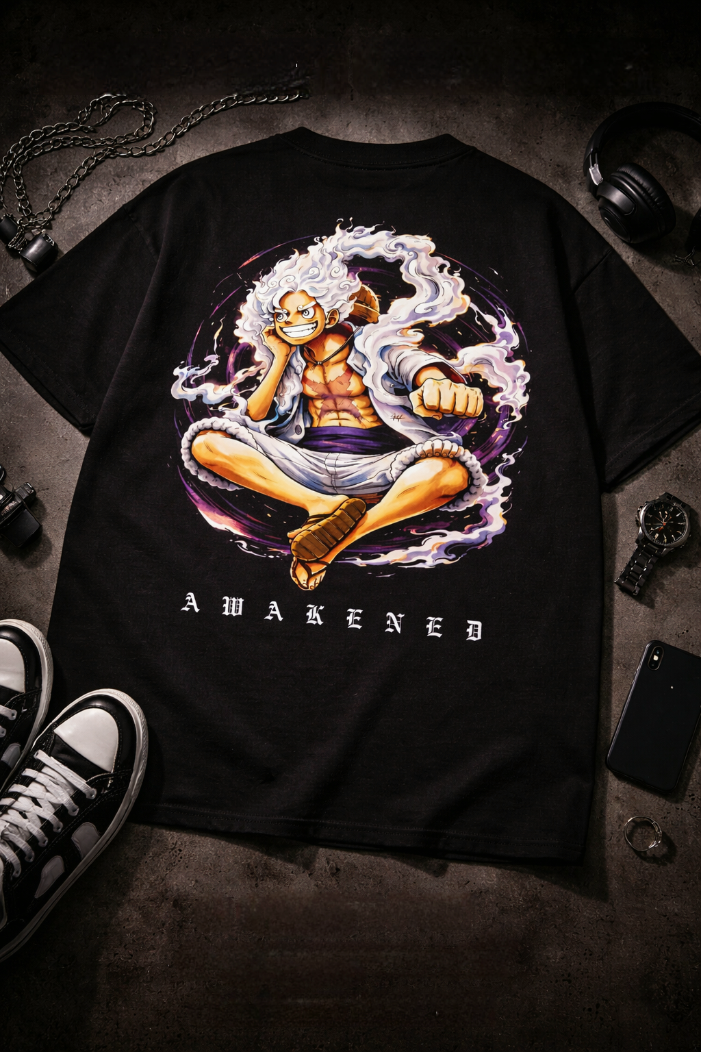 PANTHX Gear 5 Oversized T-Shirt – Premium Anime Streetwear