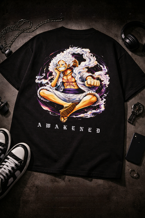 PANTHX Gear 5 Oversized T-Shirt – Premium Anime Streetwear